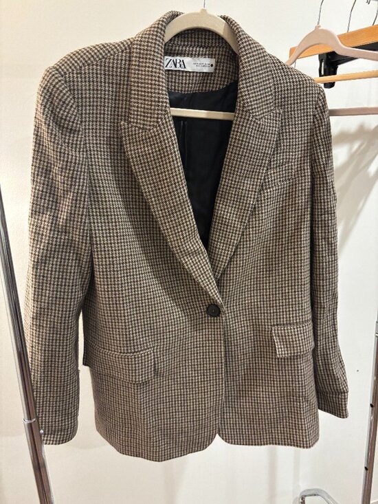 Zara Jackets & Blazers - Zara Houndstooth Blazer